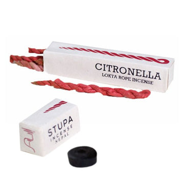 Citronella Rope Incense – Handcrafted, Eco-Friendly, Mosquito Repellent